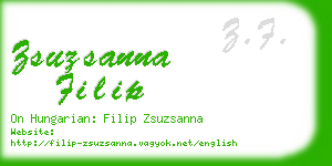 zsuzsanna filip business card